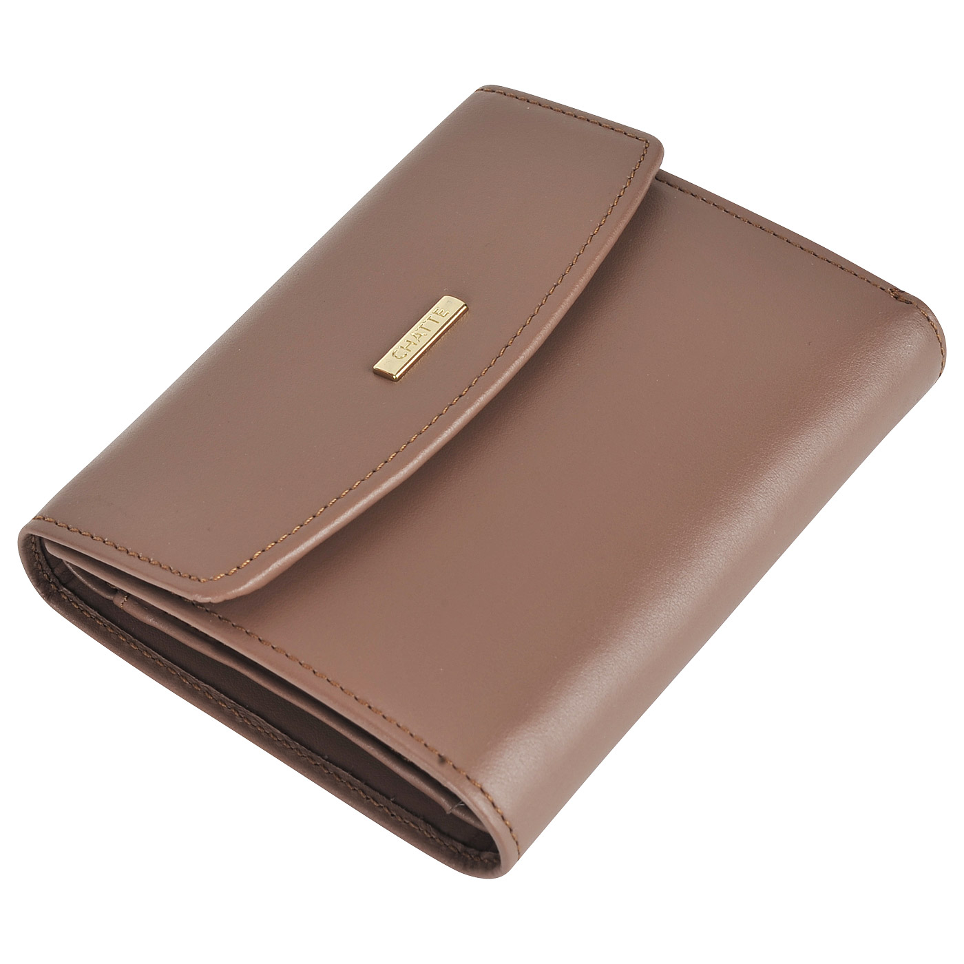 Женское кожаное портмоне на кнопке Chatte Zoe