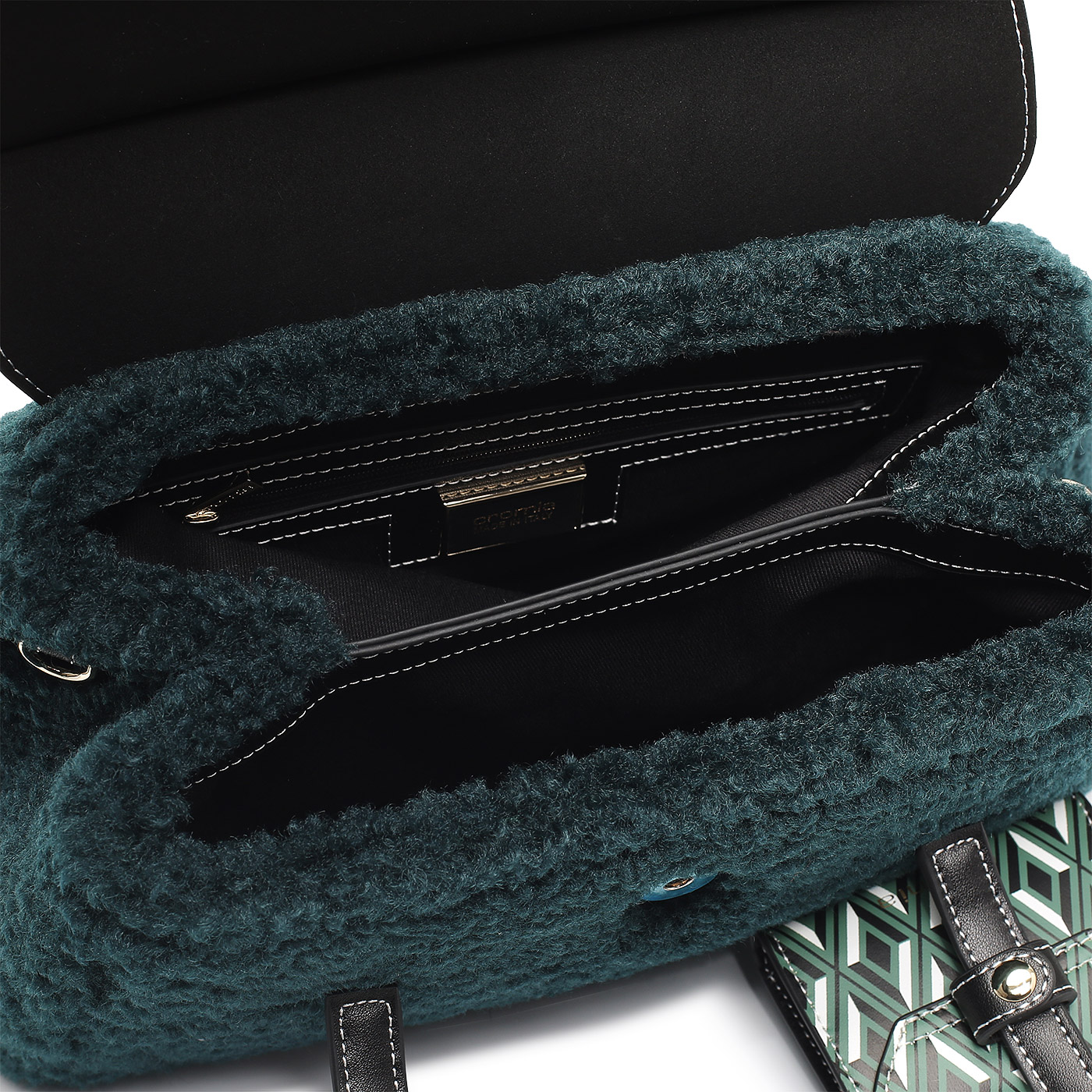 Меховая сумка с брелоком Cromia Isabel