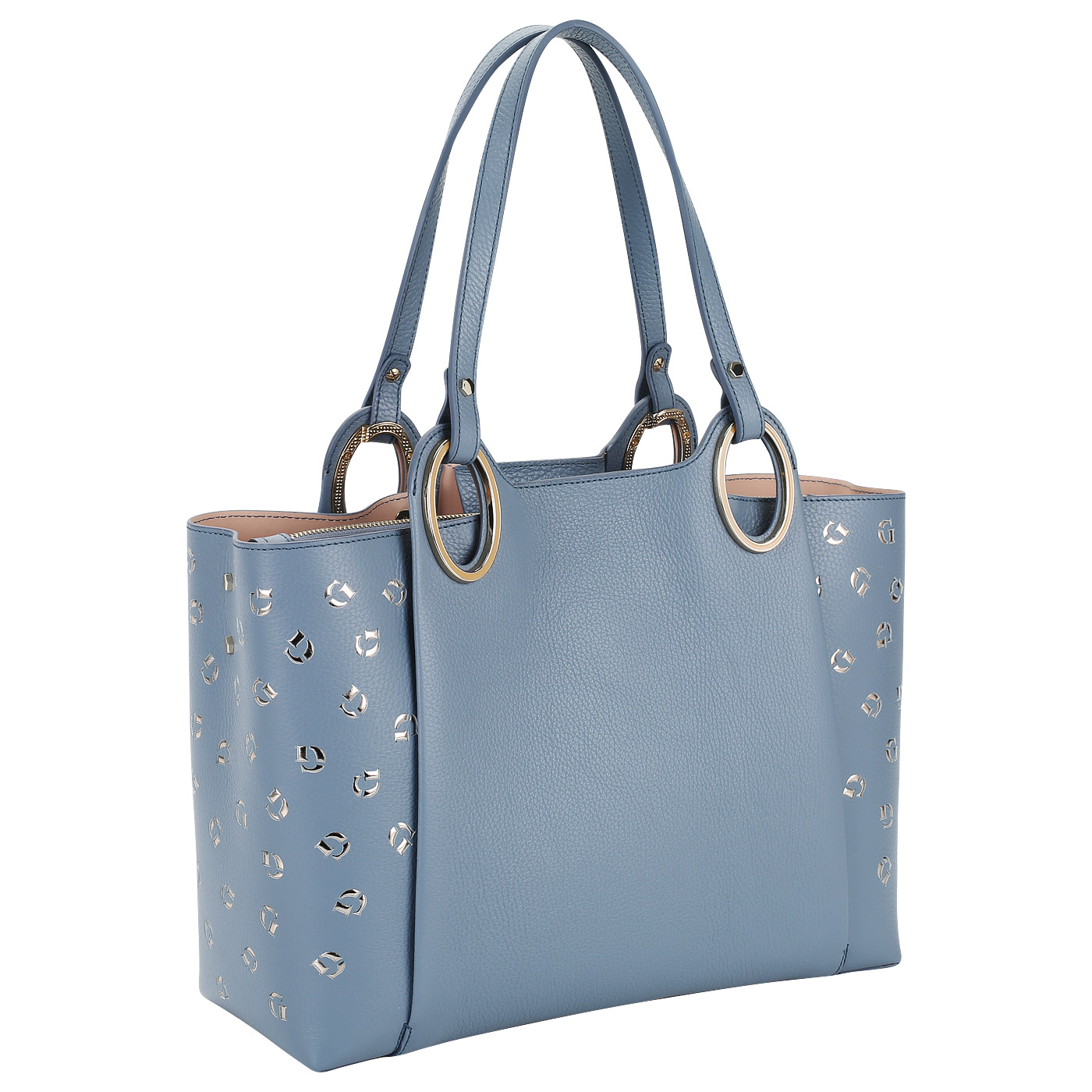 Кожаная сумка с тремя отделами Gironacci 