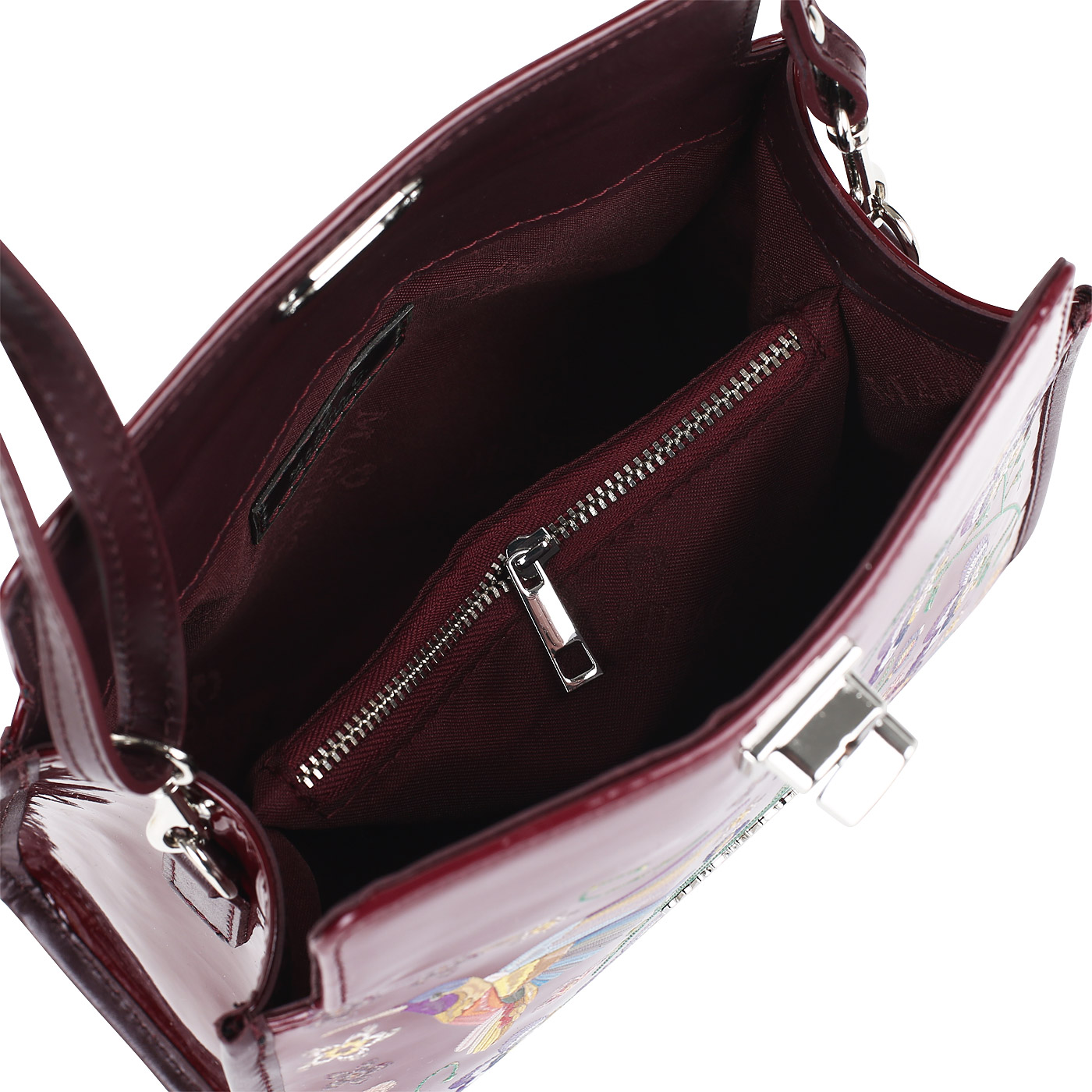 Сумочка из лаковой кожи Marina Creazioni 