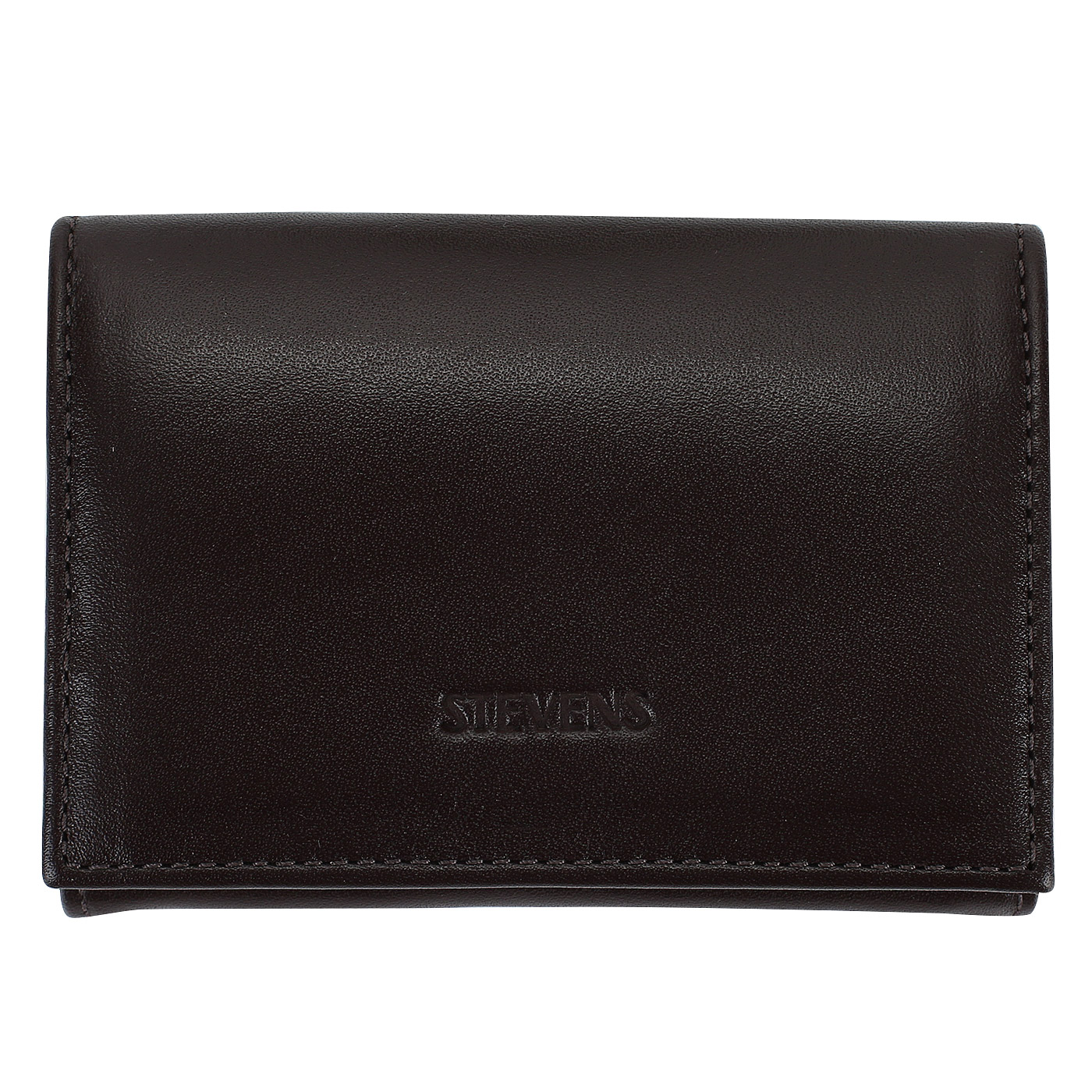 Stevens Мужская кожаная визитница на кнопке