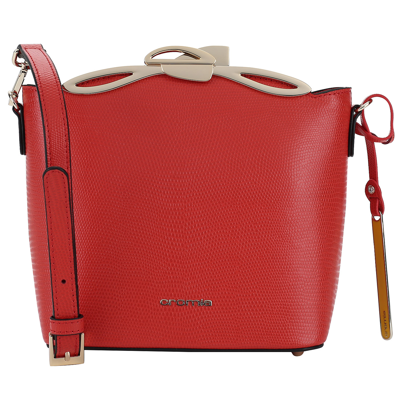 Cromia Женская сумочка красного цвета